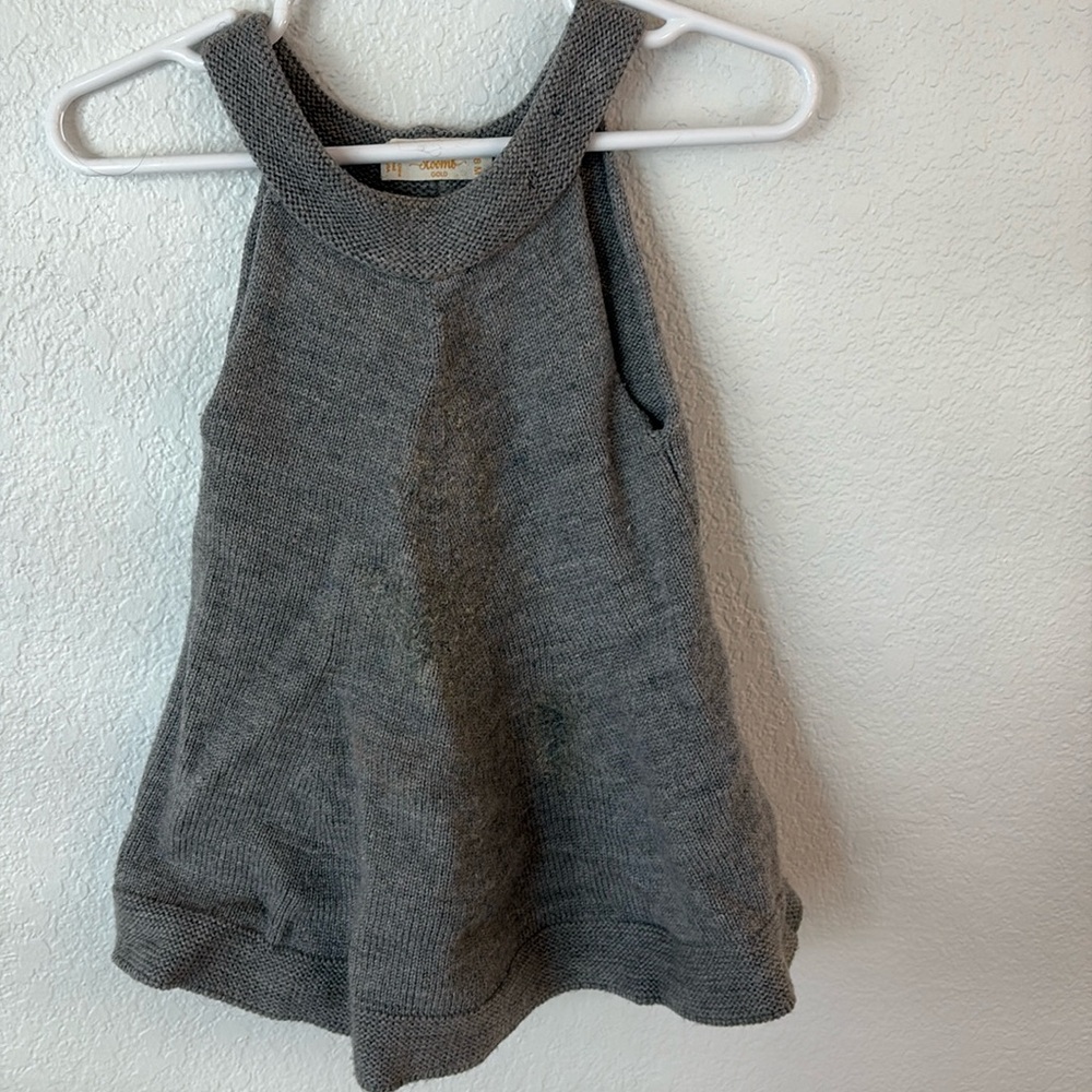 Sloomb merino wool pinafores - size 6-18 months